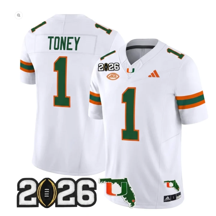 #1 Toney jersey in white - view 1